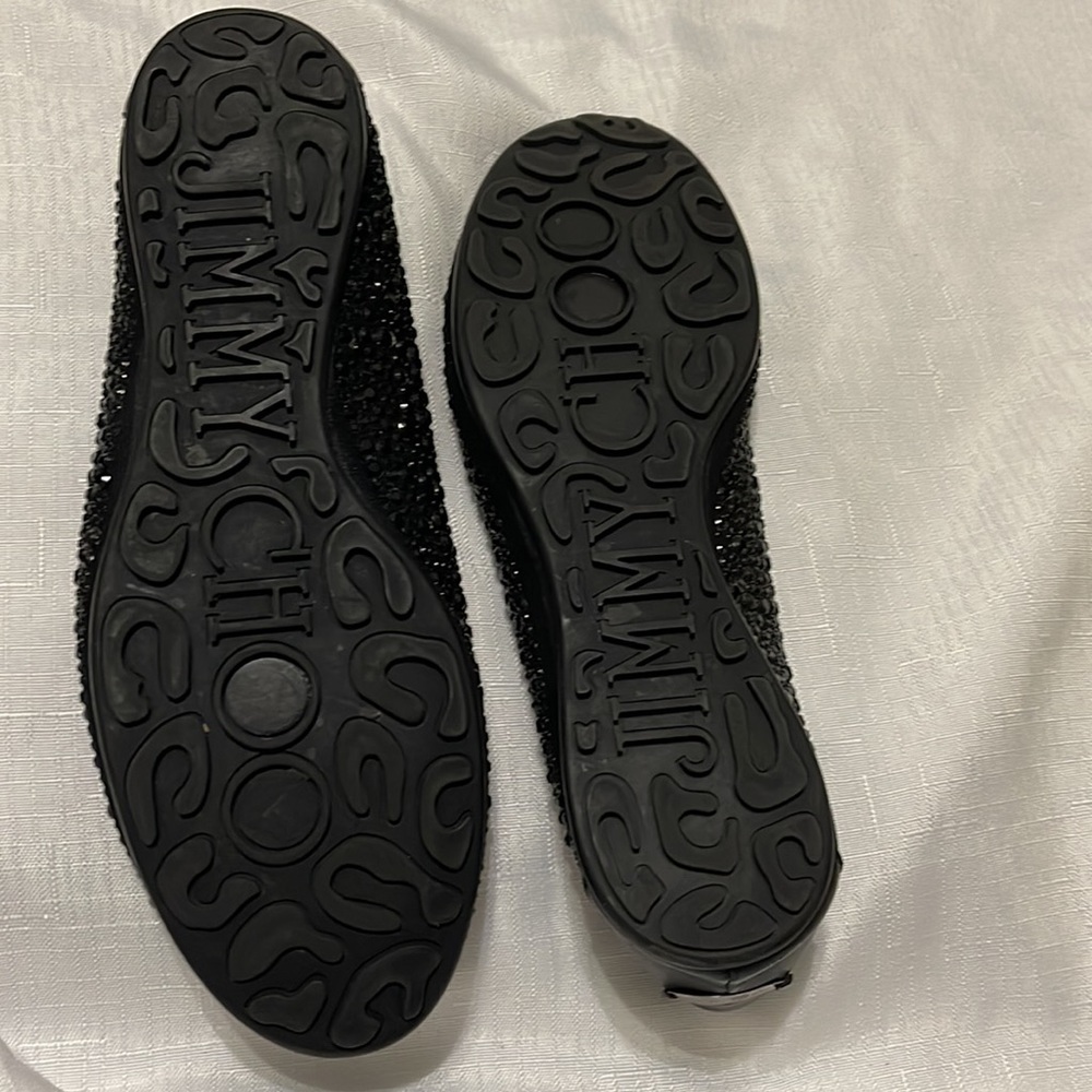 Like New Jimmy Choo black gems stones size 38 - Picture 6 of 6